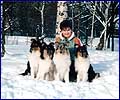 Sveta, Elliot and puppies B - 1995